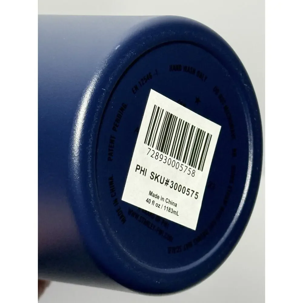 Stanley X Starbucks Philippines Exclusive 2023 OG NAVY 40oz Quencher Tumbler NWT - Picture 6 of 8